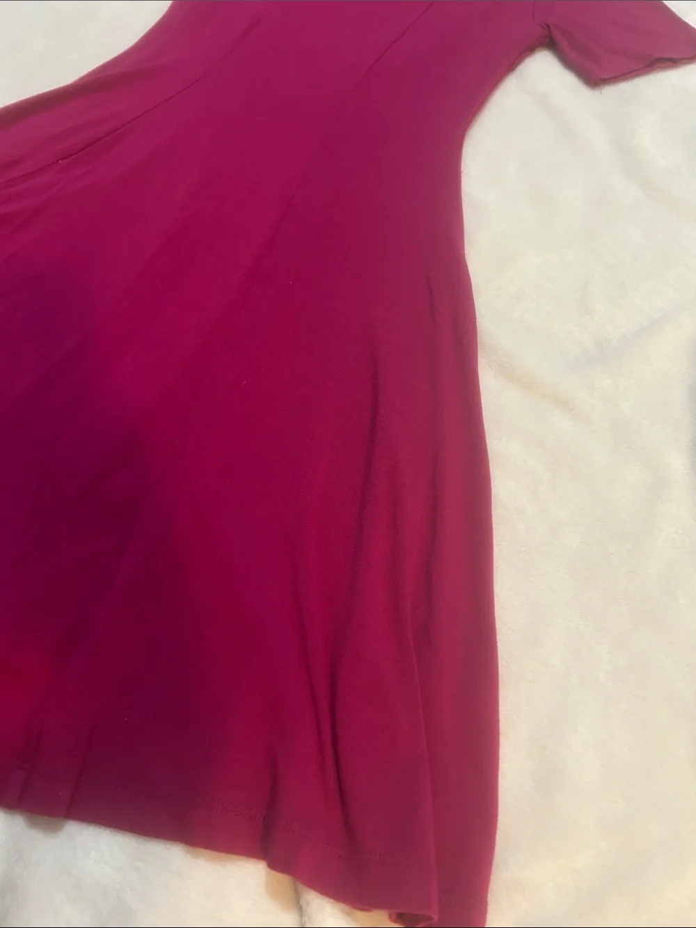 ASOS Women’s Dress Short-Sleeve Jersey Fit & Flare Sweetheart in Pink - Size 6